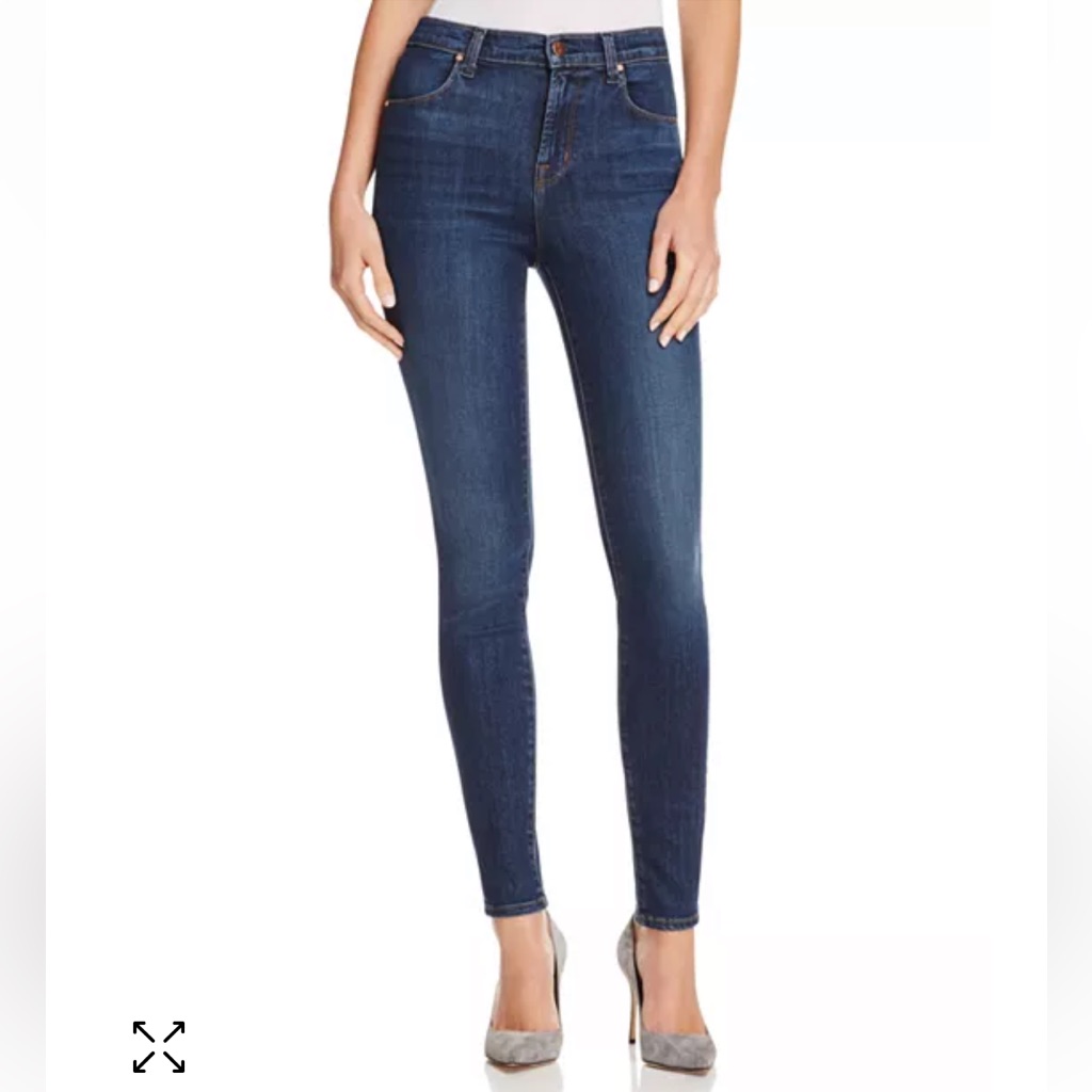J Brand Dark Denim Skinny Jean 26